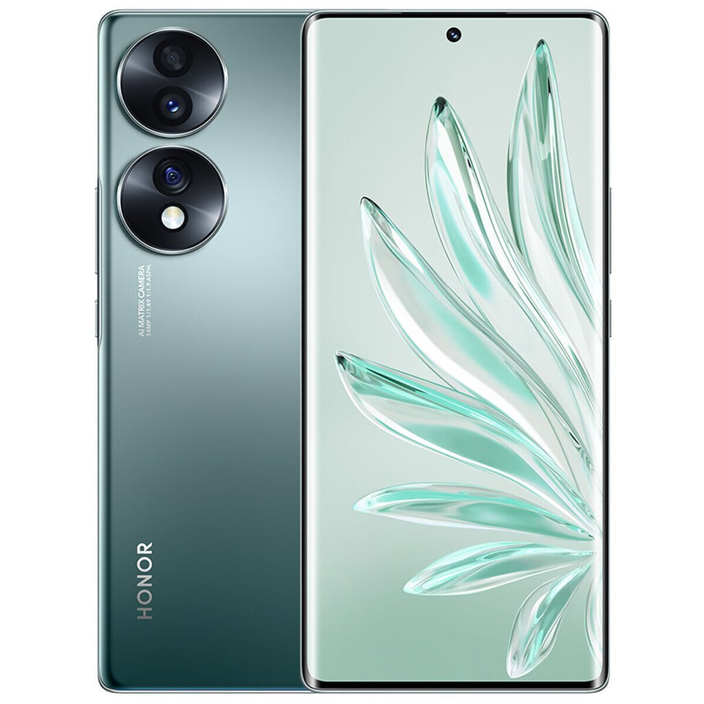 Телефон Honor 70 8/256 ГБ Emerald Green цена | hansapost.ee