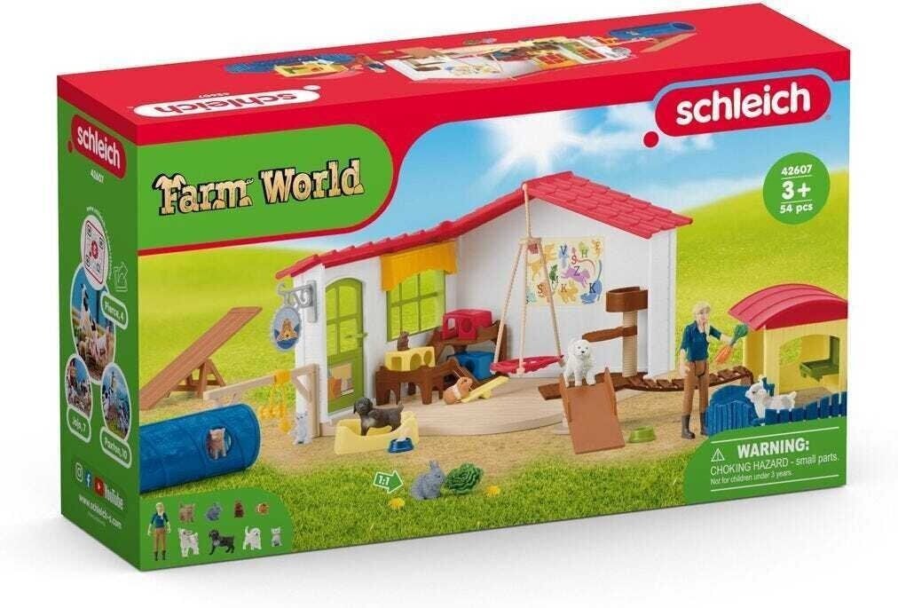 Mängukomplekt Farm World Schleich 42607 Lemmikuhotell hind ja info | Mänguasjad tüdrukutele | hansapost.ee