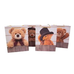 Подарочный пакет TEDDY, 26x32x12см, микс цена и информация | Подарочные упаковки | hansapost.ee