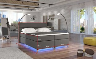 Кровать  Amadeo, 160x200 см, красный цвет цена и информация | Кровати | hansapost.ee