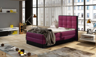 Кровать Aster, 90х200 см, фиолетовый/черный цвет цена и информация | Кровати | hansapost.ee