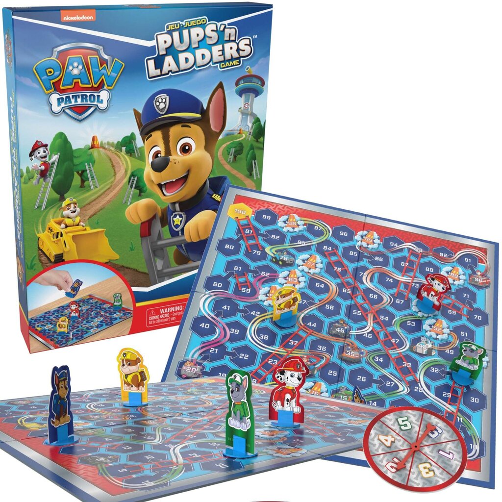 Mäng Paw Patrol Pups 'n Ladders Puppies Snakes and Puppies hind ja info | Lauamängud ja mõistatused perele | hansapost.ee