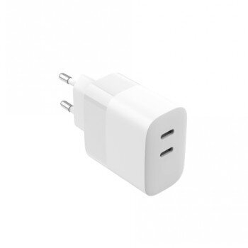 VEHAS VERKKOVIRTALATURI PD/PPS 2XUSB-C 35W hind ja info | USB adapterid ja jagajad | hansapost.ee