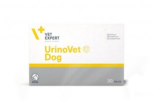 Добавка для собак Vet Expert Urinovet Dog, 30 табл. цена и информация | Пищевые добавки и анти-паразитные товары | hansapost.ee