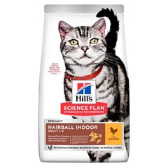 Hill's Feline Adult Indoor täiskasvanud kassidele koos kanaga, 1,5 kg цена и информация | Сухой корм для кошек | hansapost.ee