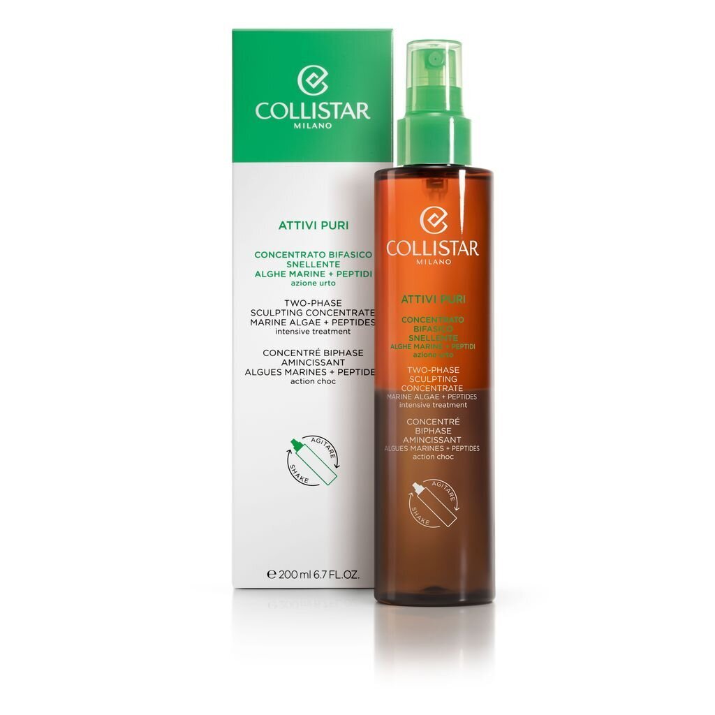 Intensiivselt pinguldav kontsentraat kehale Collistar Two-Phase Sculpting Concentrate 200 ml цена и информация | Nahka pinguldavad tooted | hansapost.ee