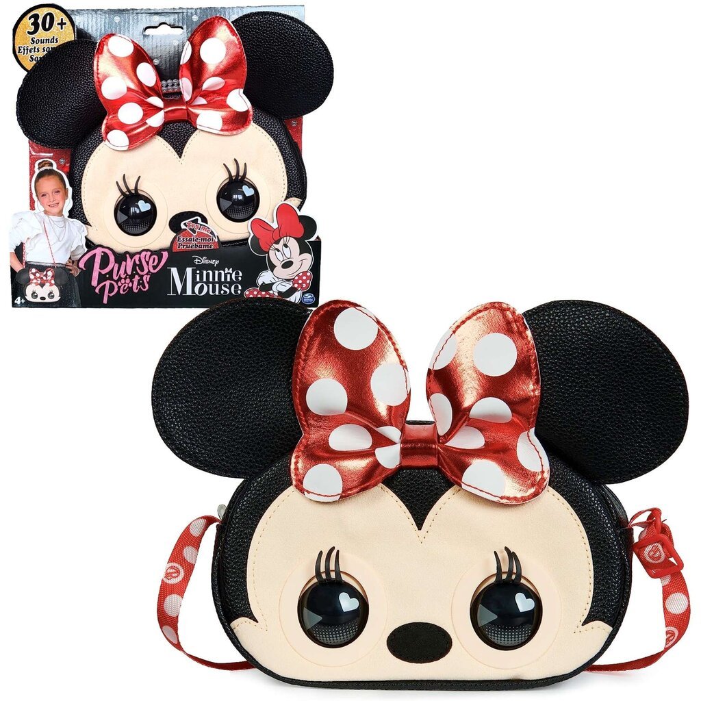 Interaktiivne käekott Purse Pets Disney Minnie Mouse цена и информация | Mänguasjad tüdrukutele | hansapost.ee