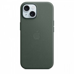 Apple iPhone 15 FineWoven Case with MagSafe - Evergreen MT3J3ZM/A hind ja info | Telefonide kaitsekaaned ja -ümbrised | hansapost.ee