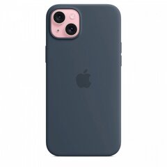 Apple iPhone 15 Plus Silicone Case with MagSafe - Storm Blue MT123ZM/A цена и информация | Чехлы для телефонов | hansapost.ee