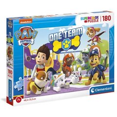 Pusle Clementoni Paw Patrol (Käpapatrull) 180-osaline, 29308 цена и информация | Пазлы | hansapost.ee