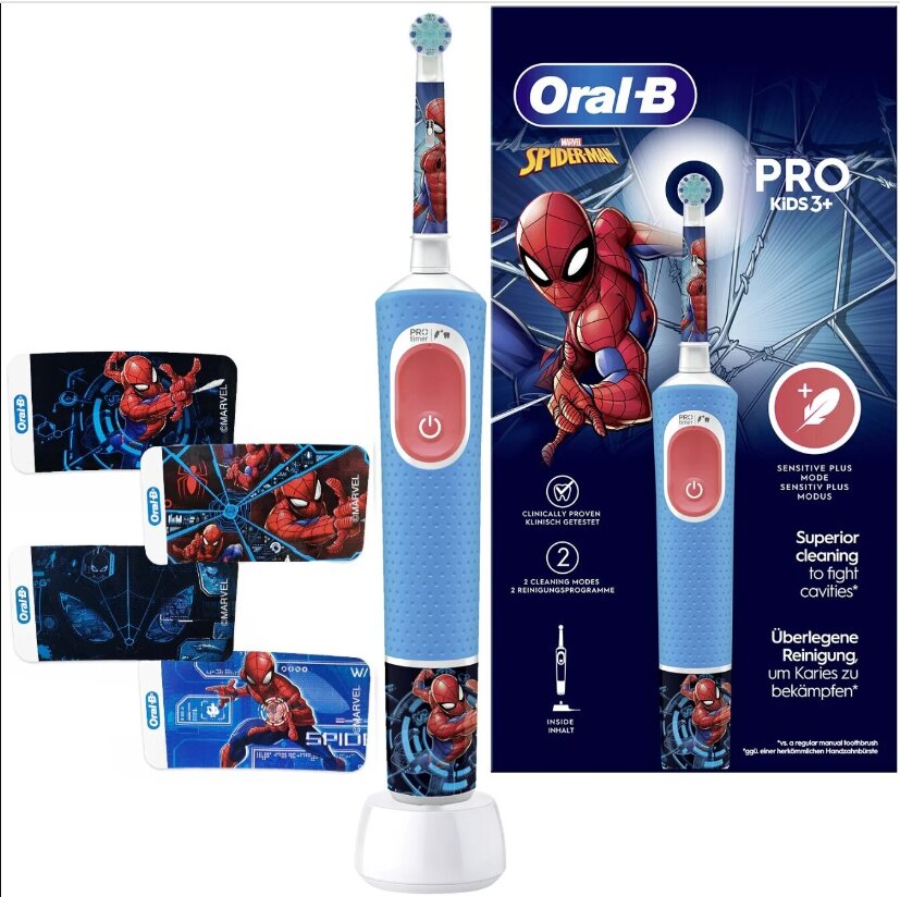Oral-B Vitality Pro Kids 3+ Spiderman hind ja info | Elektrilised hambaharjad | hansapost.ee