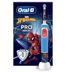 Oral-B Vitality Pro Kids 3+ Spiderman цена и информация | Электрические зубные щетки | hansapost.ee