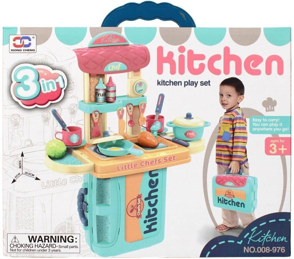 Laste köök koos tarvikutega 3in1 Mega Creative hind ja info | Mänguasjad tüdrukutele | hansapost.ee