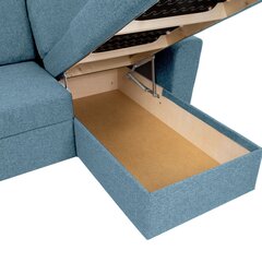 Угловой диван-кровать INGMAR голубой цена и информация | Угловые диваны | hansapost.ee