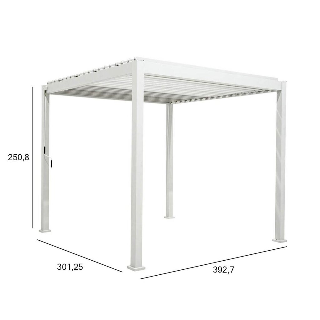 Varikatus Mirador, 3x4 m, valge hind ja info | Varikatused ja aiatelgid | hansapost.ee