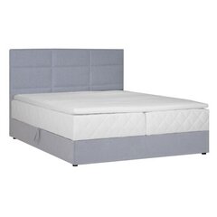 Континентальная кровать LEVI 180x200см, с матрасом, серый цена и информация | Кровати | hansapost.ee