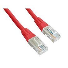PATCH CABLE CAT5E UTP 0.5M/RED PP12-0.5M/R GEMBIRD hind ja info | Juhtmed ja kaablid | hansapost.ee