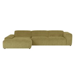 Corner sofa LEHTE 3-seater, left corner, green цена и информация | Угловые диваны | hansapost.ee