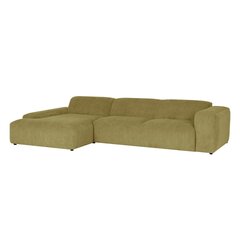 Corner sofa LEHTE 3-seater, left corner, green цена и информация | Угловые диваны | hansapost.ee