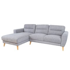 Corner sofa DANTE LC, light grey цена и информация | Угловые диваны | hansapost.ee
