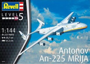 Revell - Antonov An-225 Mrija, 1/144, 04958 hind ja info | Klotsid ja konstruktorid | hansapost.ee