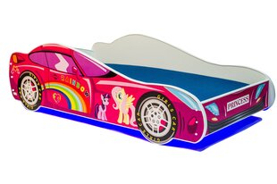 Детская кровать ADRK Furniture LED Car 70x140 см, различные цвета цена и информация | Детские кровати | hansapost.ee