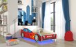 Lastevoodi Adrk Furniture Led Auto, 80x160 cm, erinevad värvid цена и информация | Lastevoodid | hansapost.ee