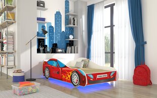 Детская кровать ADRK Furniture LED Auto, 70х140 см, разных цветов цена и информация | Детские кровати | hansapost.ee