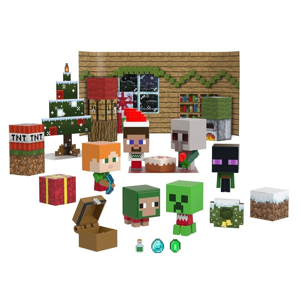 Advendikalender Minecraft Mob Head Advent Calendar (2023) цена и информация | Mänguasjad poistele | hansapost.ee