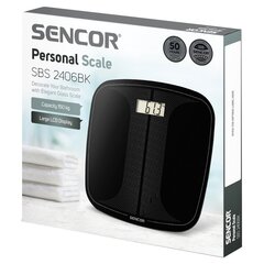 Sencor SBS 2406BK цена и информация | Весы (бытовые) | hansapost.ee