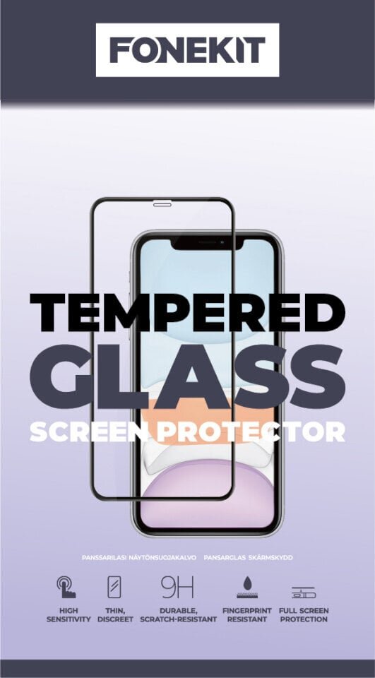 FoneKit 9H Tempered Glass 6438148047399 hind ja info | Ekraani kaitseklaasid ja kaitsekiled | hansapost.ee