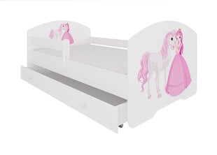 Детская кроватка ADRK Furniture Pepe Princess and horse, 80х160 см, разных цветов цена и информация | Детские кровати | hansapost.ee