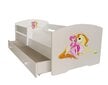 Lastevoodi ADRK Furniture Pepe Girl with unicorn, 70x140 cm, erinevad värvid цена и информация | Lastevoodid | hansapost.ee