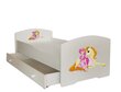 Lastevoodi ADRK Furniture Pepe Girl with unicorn, 80x160 cm, erinevad värvid цена и информация | Lastevoodid | hansapost.ee