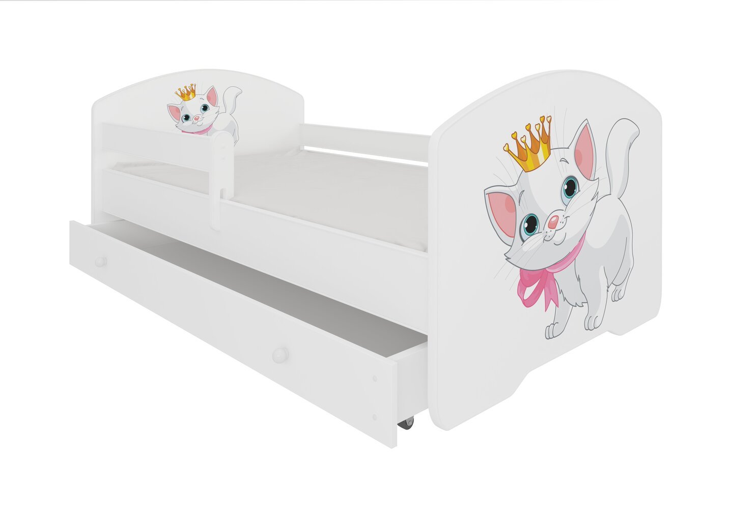 Lastevoodi ADRK Furniture Pepe cat, 80x160 cm, erinevad värvid hind ja info | Lastevoodid | hansapost.ee