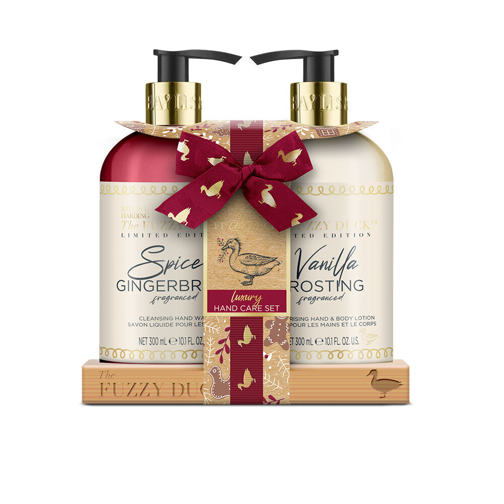 Kinkekomplekt Baylis & Harding The Fuzzy Duck Winter Wonderland Luxury Hand Care: kätepesuvahend 300 ml + käte- ja kehakreem 300 ml цена и информация | Kehakreemid, kehaõlid ja losjoonid | hansapost.ee