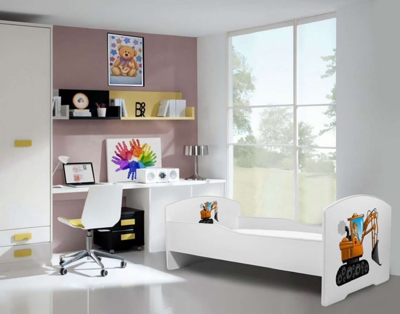 Lastevoodi ADRK Furniture Pepe digger, 70x140 cm, erinevad värvid цена и информация | Lastevoodid | hansapost.ee