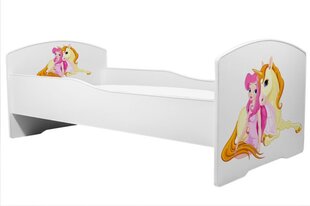 Lastevoodi ADRK Furniture Pepe Girl with unicorn, 80x160 cm, erinevad värvid цена и информация | Детские кровати | hansapost.ee