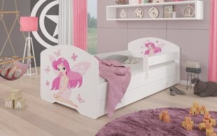 Детская кровать ADRK Furniture Pepe Girl with wings, 80x160 см, разных цветов цена и информация | Детские кровати | hansapost.ee