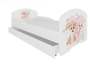 Детская кровать ADRK Furniture Pepe dogs, 70х140 см, разные цвета цена и информация | Детские кровати | hansapost.ee