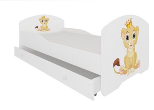 Lastevoodi ADRK Furniture Pepe Lion, 80x160 cm, erinevad värvid цена и информация | Детские кровати | hansapost.ee