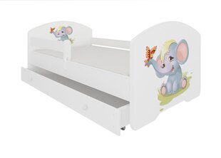Lastevoodi ADRK Furniture Pepe Elephant, 70x140 cm, erinevad värvid hind ja info | Lastevoodid | hansapost.ee