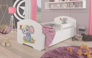 Детская кровать ADRK Furniture Pepe Elephant, 70х140 см, различные цвета цена и информация | Детские кровати | hansapost.ee