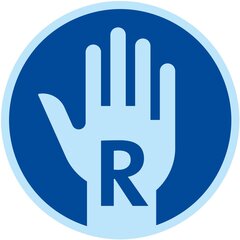 Ножницы Griffix "R" синие цена и информация | Канцелярские товары | hansapost.ee