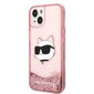 Karl Lagerfeld KLHCP14MLNCHCP iPhone 14 Plus 6,7" pink hardcase Glitter Choupette Head hind ja info | Telefonide kaitsekaaned ja -ümbrised | hansapost.ee