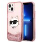 Karl Lagerfeld KLHCP14MLNCHCP iPhone 14 Plus 6,7" pink hardcase Glitter Choupette Head hind ja info | Telefonide kaitsekaaned ja -ümbrised | hansapost.ee