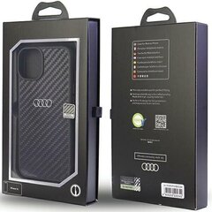 Audi Carbon Fiber iPhone 14 Pro Max 6.7" czarny|black hardcase AU-TPUPCIP14PM-R8|D2-BK цена и информация | Чехлы для телефонов | hansapost.ee