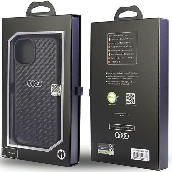Audi Carbon Fiber Case hind ja info | Telefonide kaitsekaaned ja -ümbrised | hansapost.ee