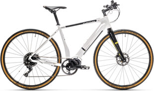 Электрический велосипед Tunturi eGravel, 52 см, белый цвет цена и информация | Электровелосипеды | hansapost.ee