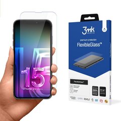 Apple iPhone 15 - 3mk FlexibleGlass™ screen protector цена и информация | Защитные пленки для телефонов | hansapost.ee